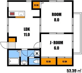 七軒茶屋駅 徒歩5分 2階の物件間取画像